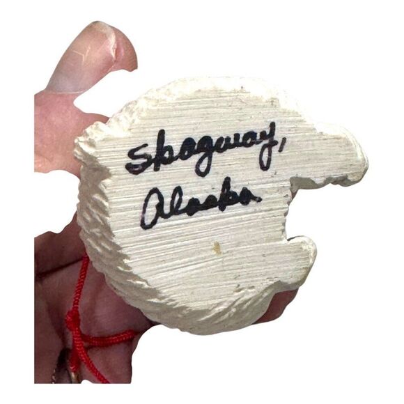 Hallmark Polar Bear & Merry Sea Lion Seal Holiday Ornament Set Lot of 2 White - Picture 9 of 11